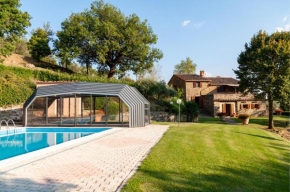 Villa Beatrice, indoor pool in the welcoming setting of a large garden